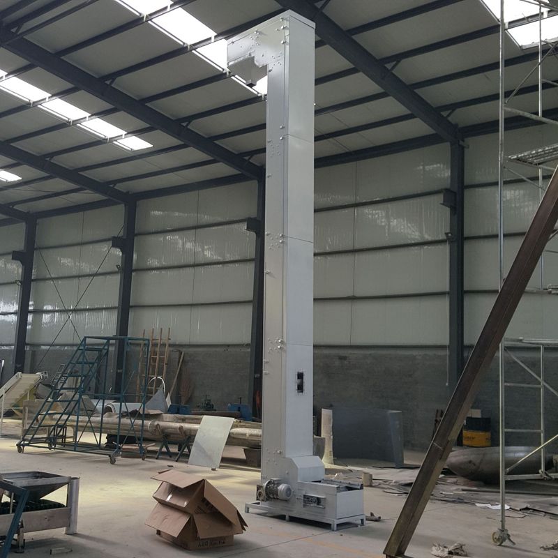 Z型斗式提升機(jī)安裝試機(jī)完成，準(zhǔn)備發(fā)貨